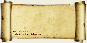 Valentina Sebić vizit kartica